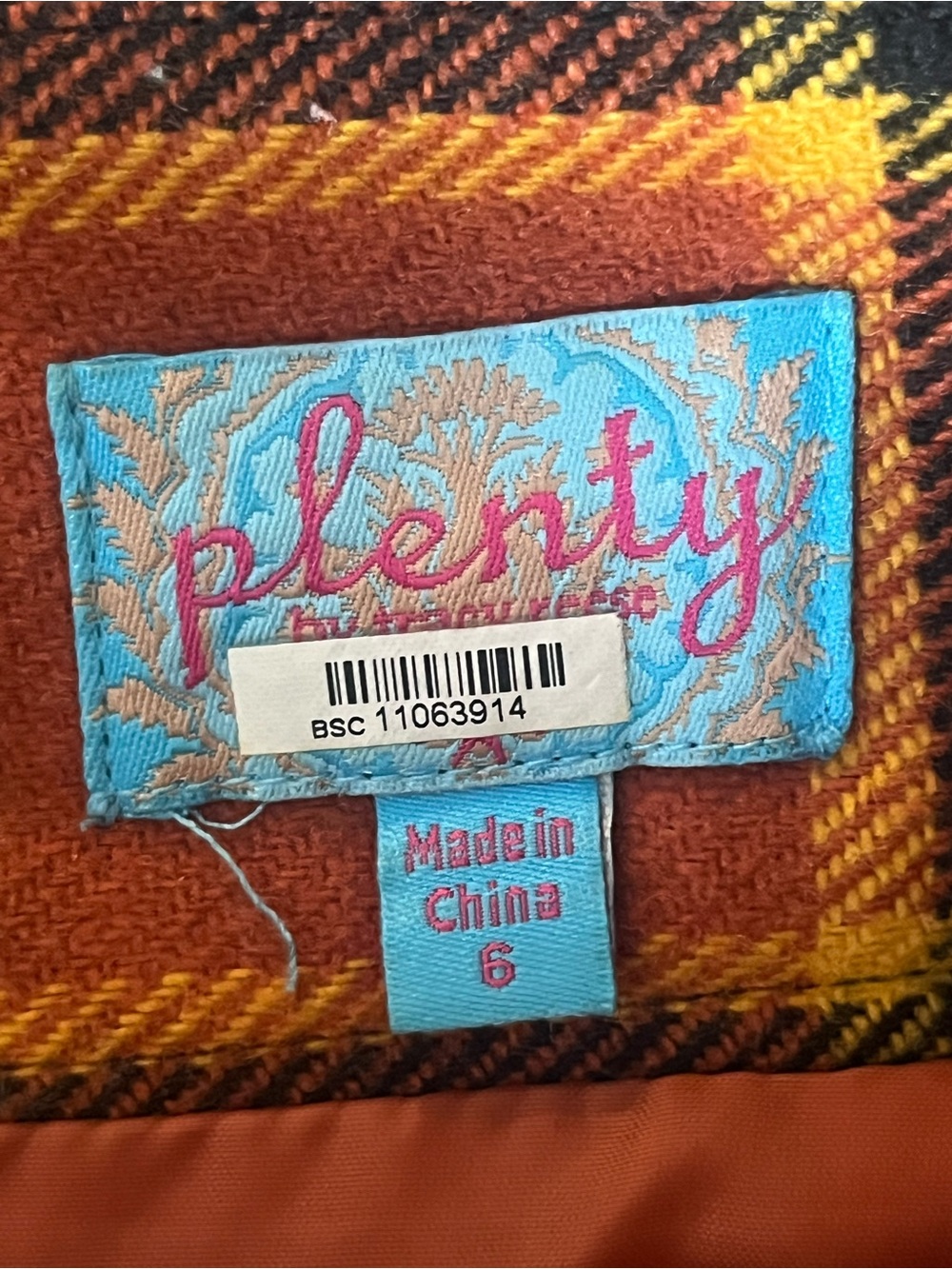 Anthropologie Plenty by Tracy Reese Easy Keeper Wool Plaid Skirt Size 6 - Picture 7 of 16